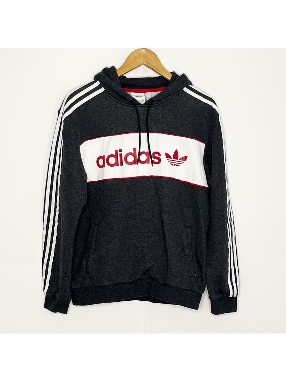 Adidas Men Hooded Sweatshirt Size Medium